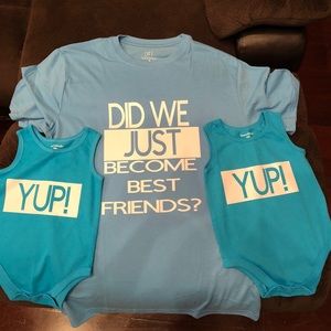 Custom daddy and son shirt